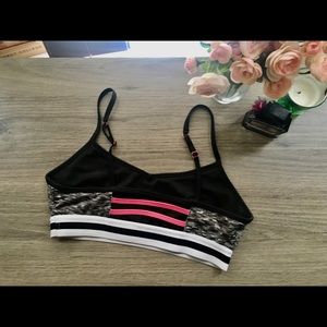 Sports Bra with Strappy Back Detail